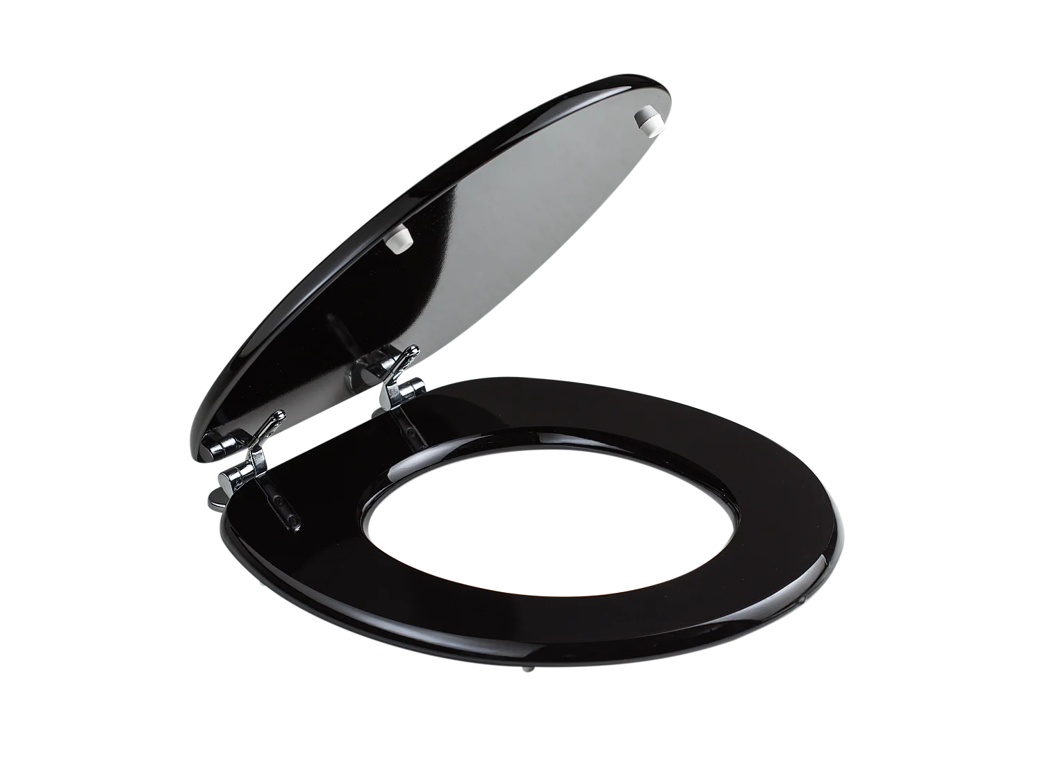 Abattant Universel Pour Toilettes Noir Bois Certifié Fsc