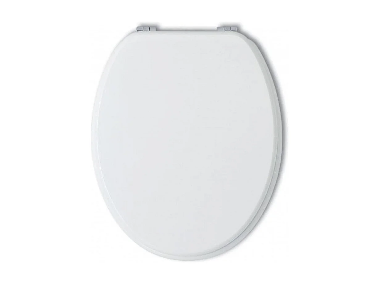 Abattant Wc Universelle Blanc Pour Wc En Bois Laqué