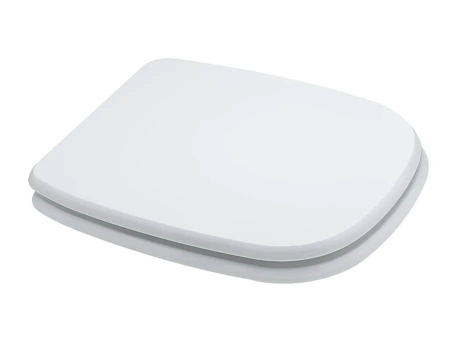 Abattant Wc Avec Couvercle Compatible Modèle Alfana Blanc