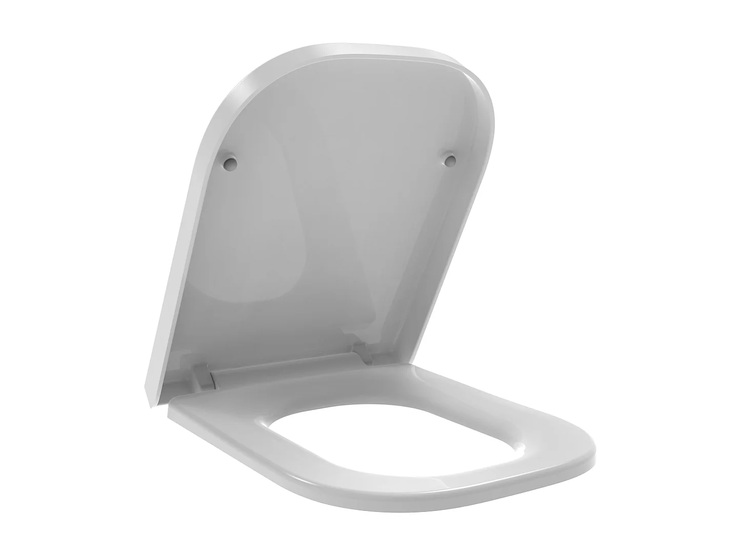 Housse De Siège De Toilette En Thermodurcissable Blanc Brillant