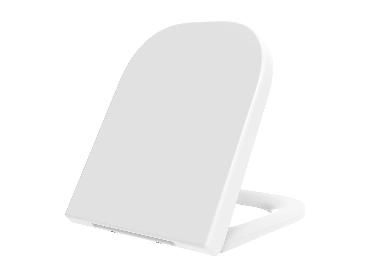 Housse De Siège De Toilette En Thermodurcissable Blanc Brillant