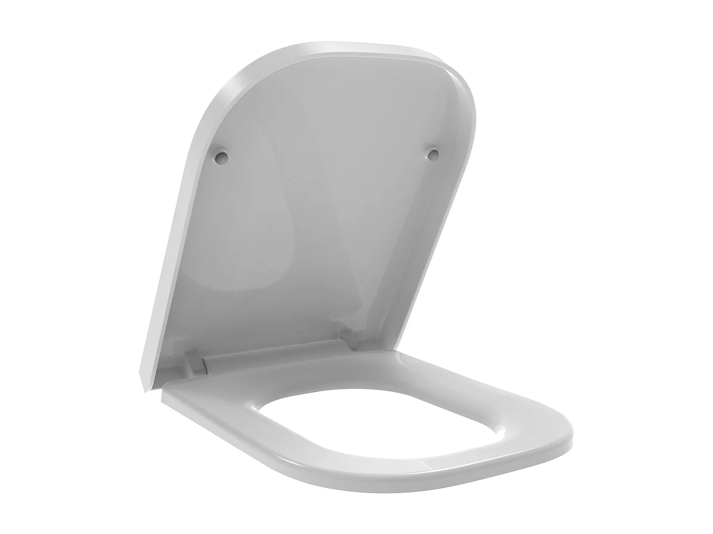 Housse De Siège De Toilette En Thermodurcissable Blanc Brillant