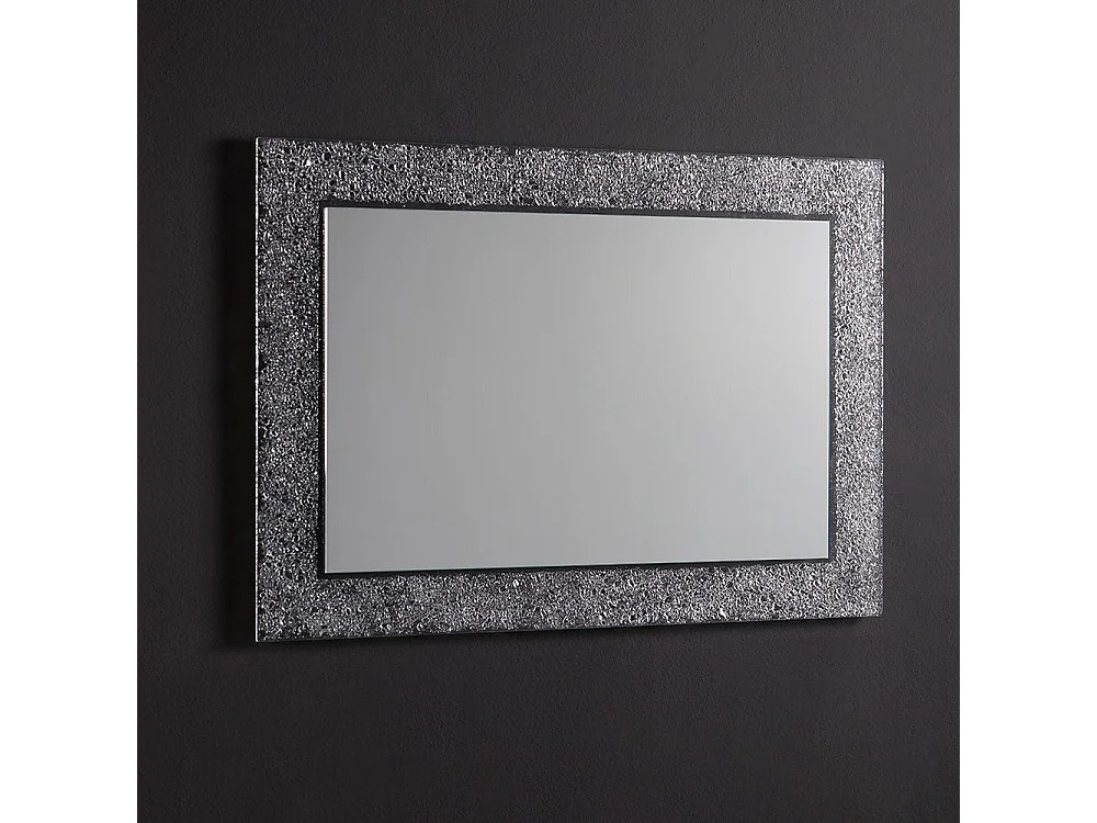 Miroir Avec Cadre Réversible En Perles De Verre Glacé 98X70