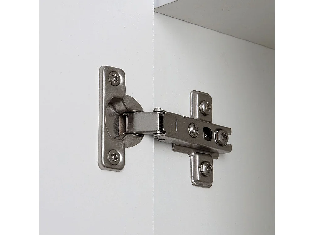 Container Salle De Bain Miroir 92Cm 2 Meubles Muraux Avec Porte Miroir Et Lumière Led