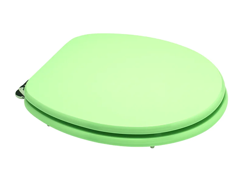 Abattant De Toilettes En Mdf Vert Certifié Fsc Compatibilité Universelle