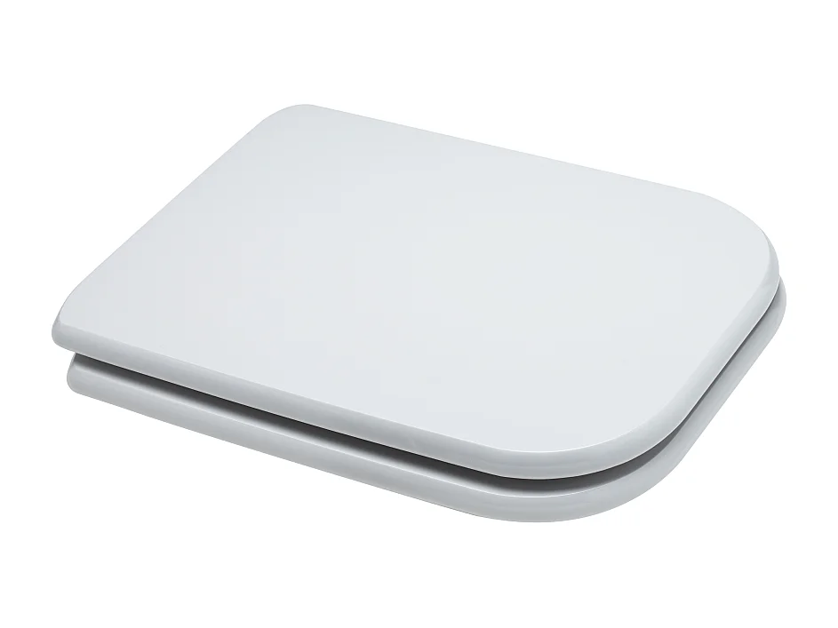 Abattant Wc Compatible Série Conca Gris Avec Charnières Universelles