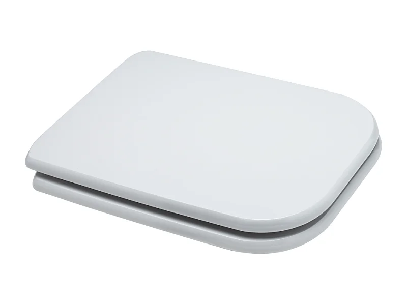 Abattant Wc Compatible Série Conca Gris Avec Charnières Universelles