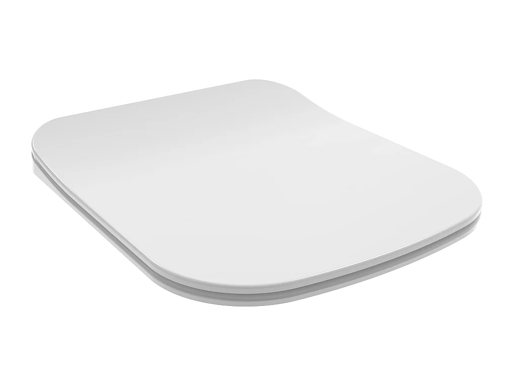 Housse De Siège De Wc En Thermodur Blanc Brillant