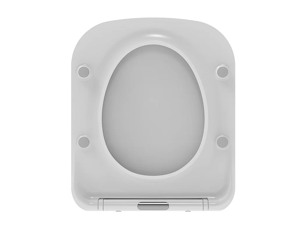 Housse De Siège De Wc En Thermodur Blanc Brillant