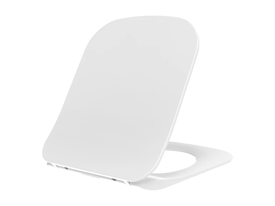 Housse De Siège De Wc En Thermodur Blanc Brillant