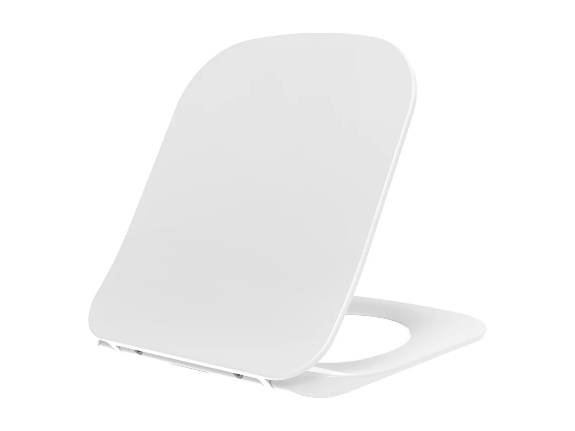 Housse De Siège De Wc En Thermodur Blanc Brillant