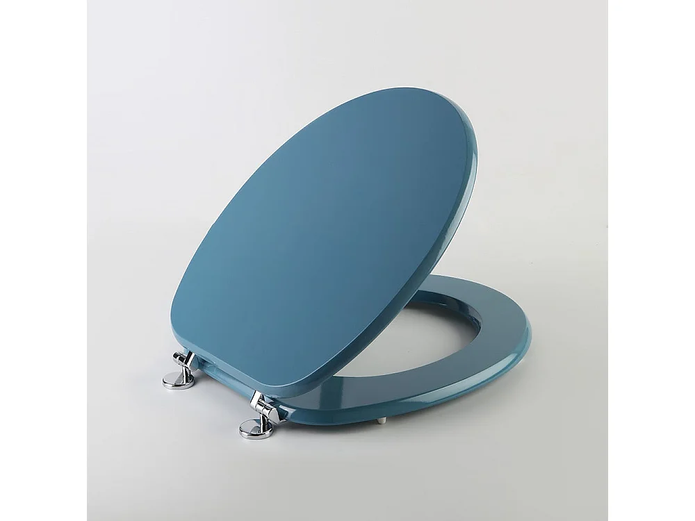 Siège De Toilette Bermuda Coloré Taille Universelle Charnières Métalliques