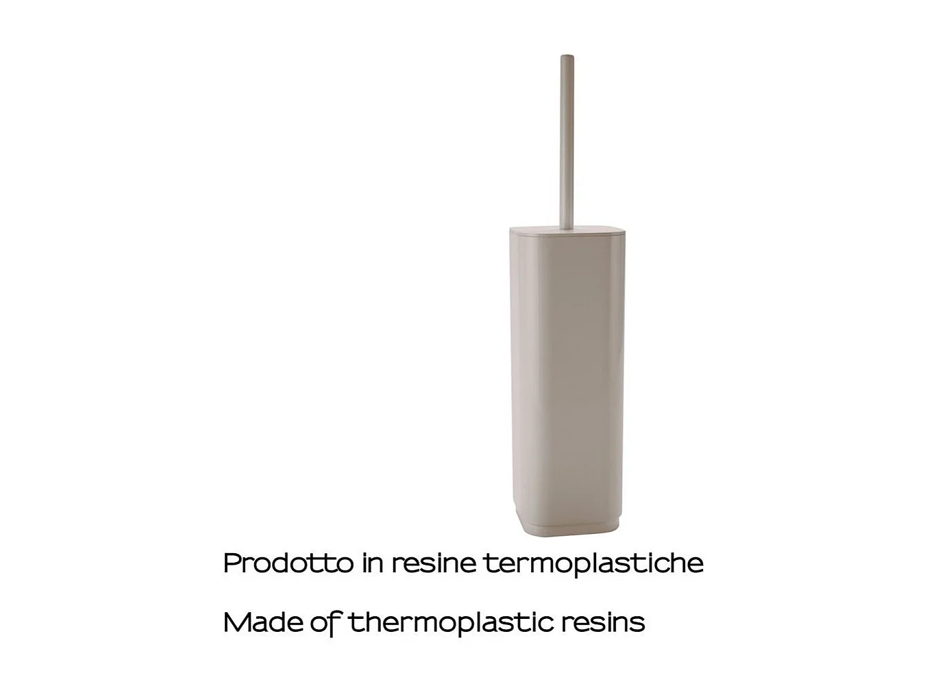 Porte-Balais De Toilette Sur Pied Beige | Mughetto