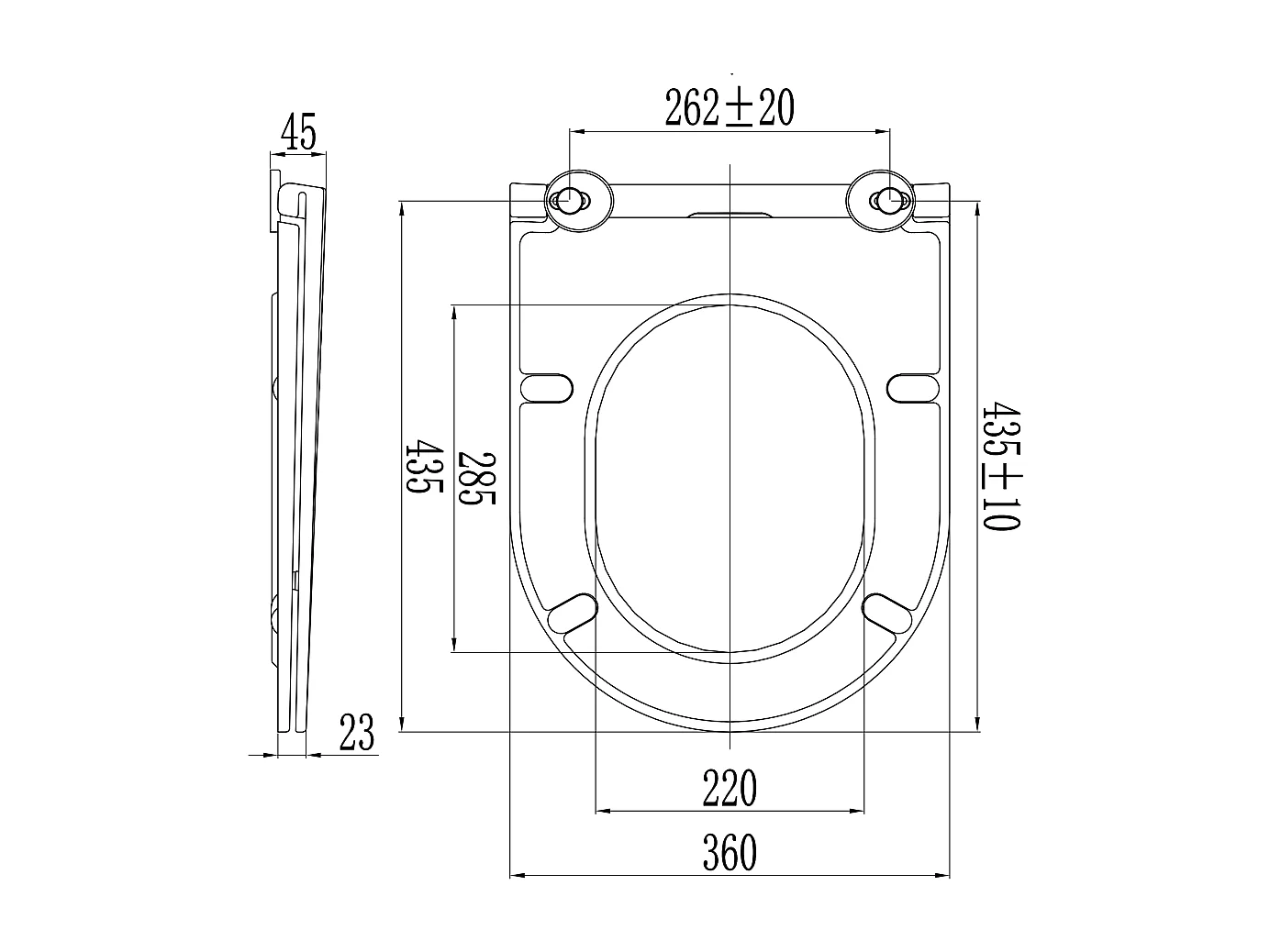 Housse De Siège De Toilette Avec Fermeture Ralentie Forme D Blanc
