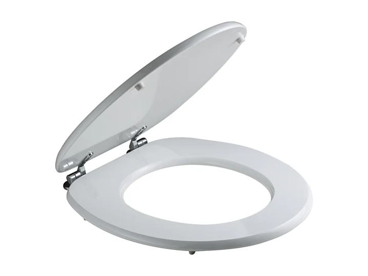 Abattant Universel De Siège De Toilette Blanc Bois Certifié Fsc