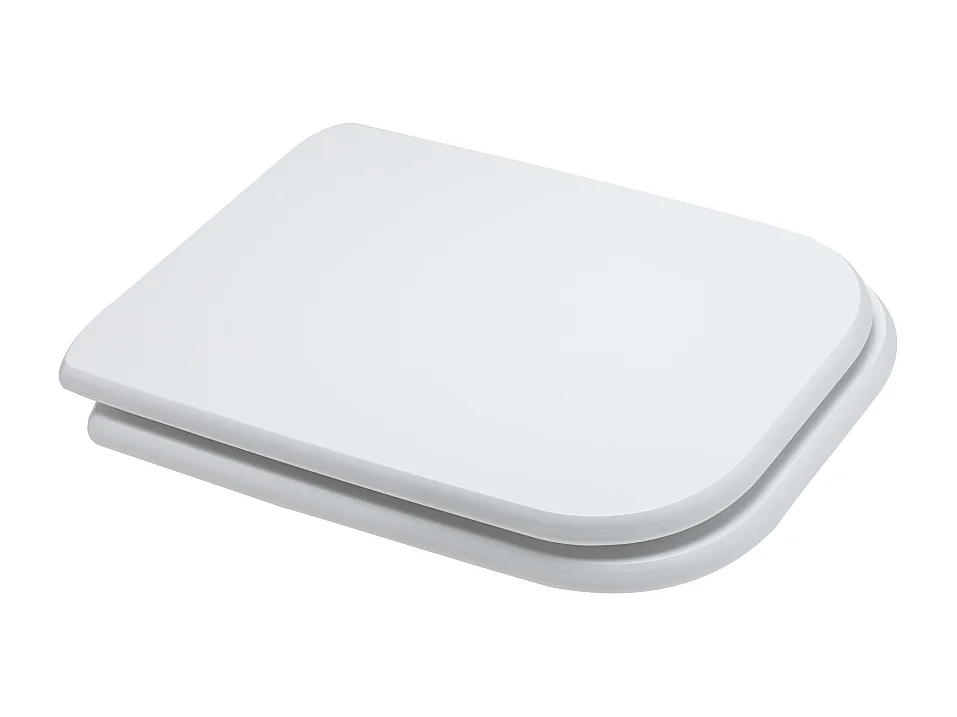 Siège De Toilette Blanc Compatible Avec Le Conca Avec Charnières Universelles