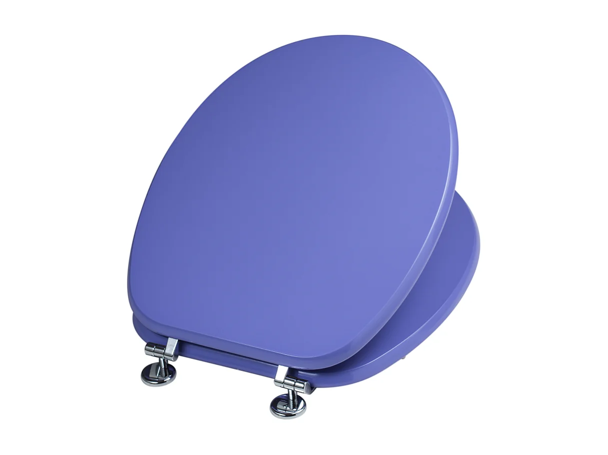 Abattant Universel Pour Toilettes En Mdf Certifié Fsc De Couleur Lilas