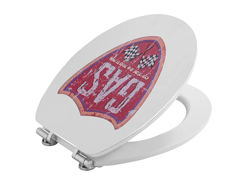 Seat Wc Avec Gaz Shield Metal Decoration