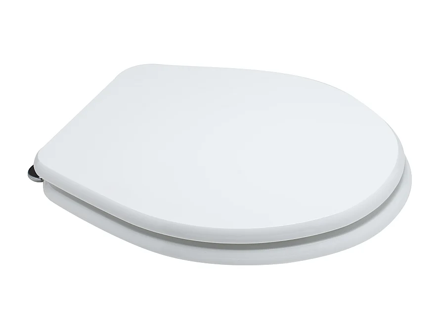 Couverture De Siège De Toilette En Mdf Compatible Blanc Inca
