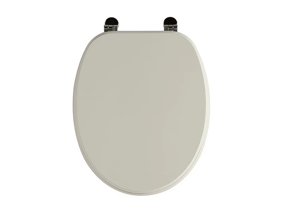 Gris Perle Mat Siège Wc Taille Universelle Charnières Métalliques