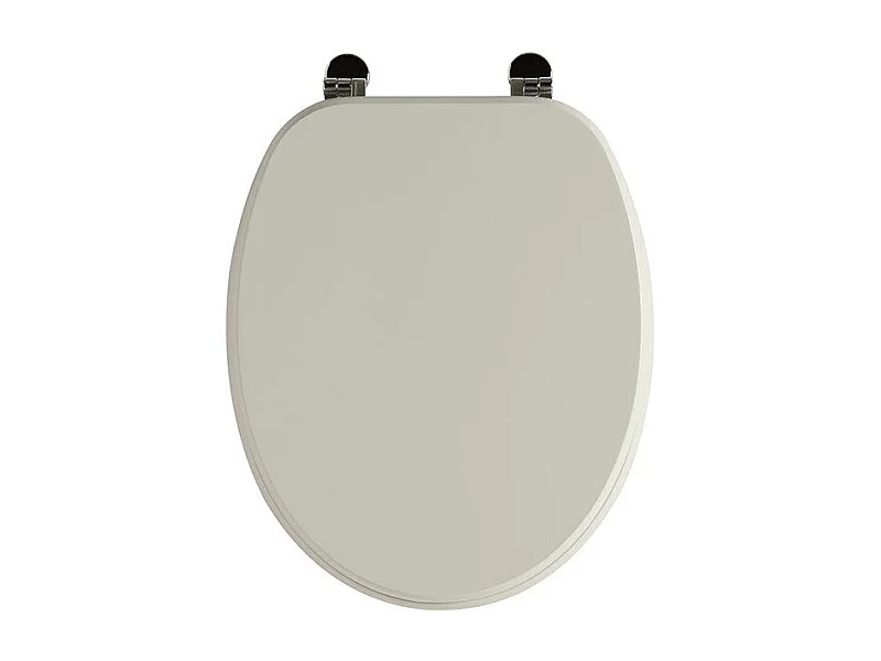 Gris Perle Mat Siège Wc Taille Universelle Charnières Métalliques