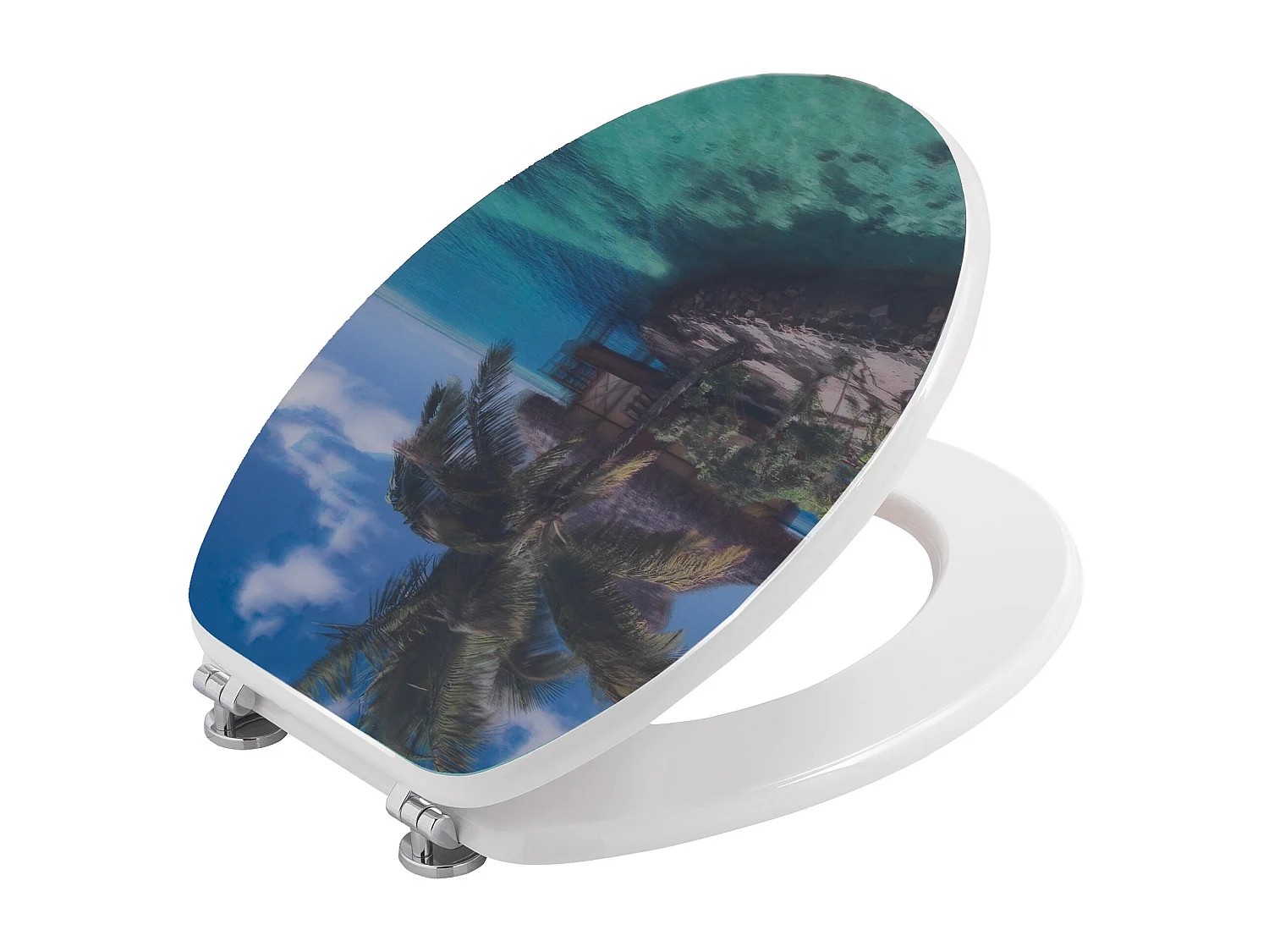 Seat Wc Dans Les Caraïbes 3D Decoration