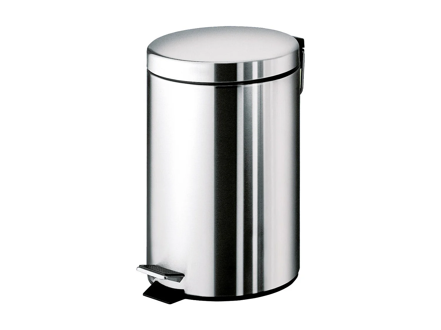 Poubelle À Pedale Ronde En Acier Inox 3L