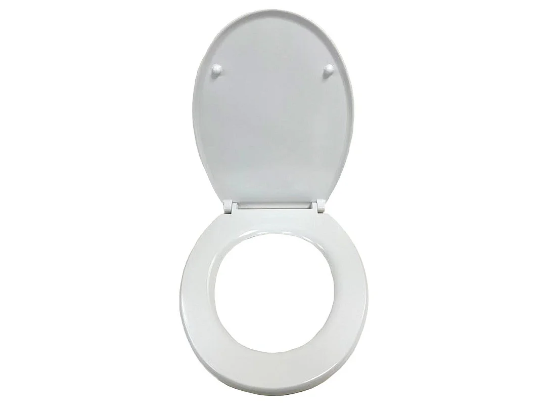 Couvercle De Toilette Universel En Duroplast Avec Fermeture Ralentie