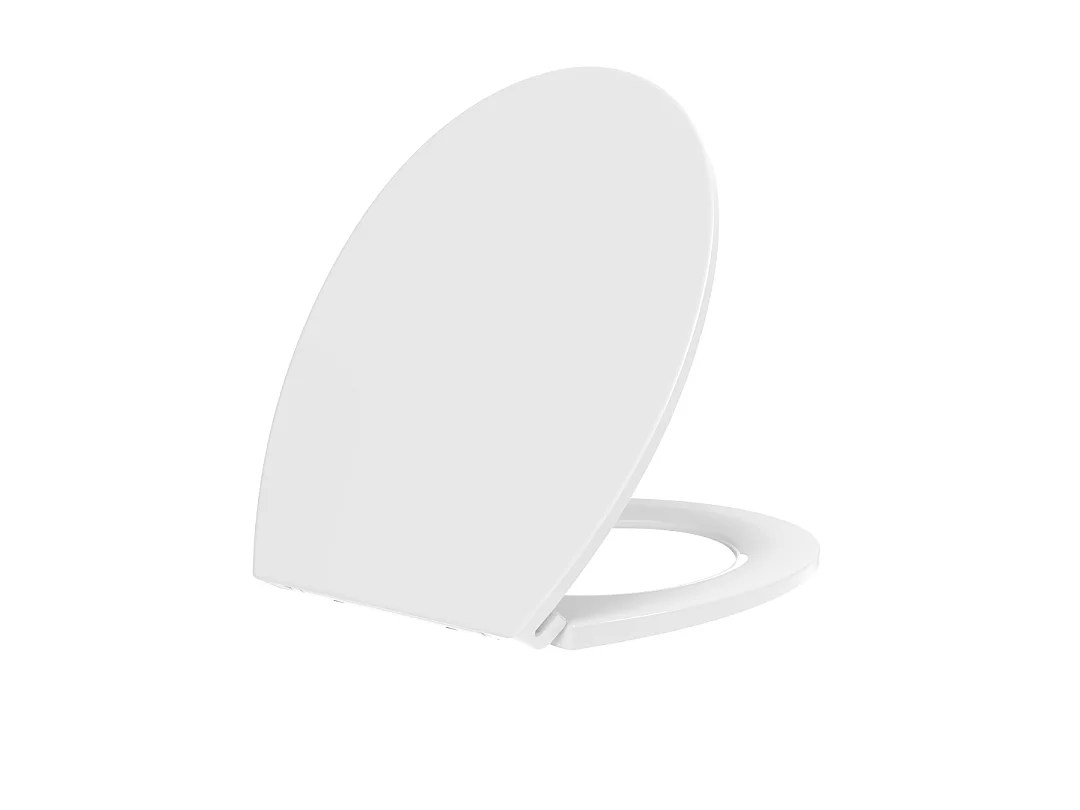 Couvercle De Toilette Universel En Duroplast Avec Fermeture Ralentie