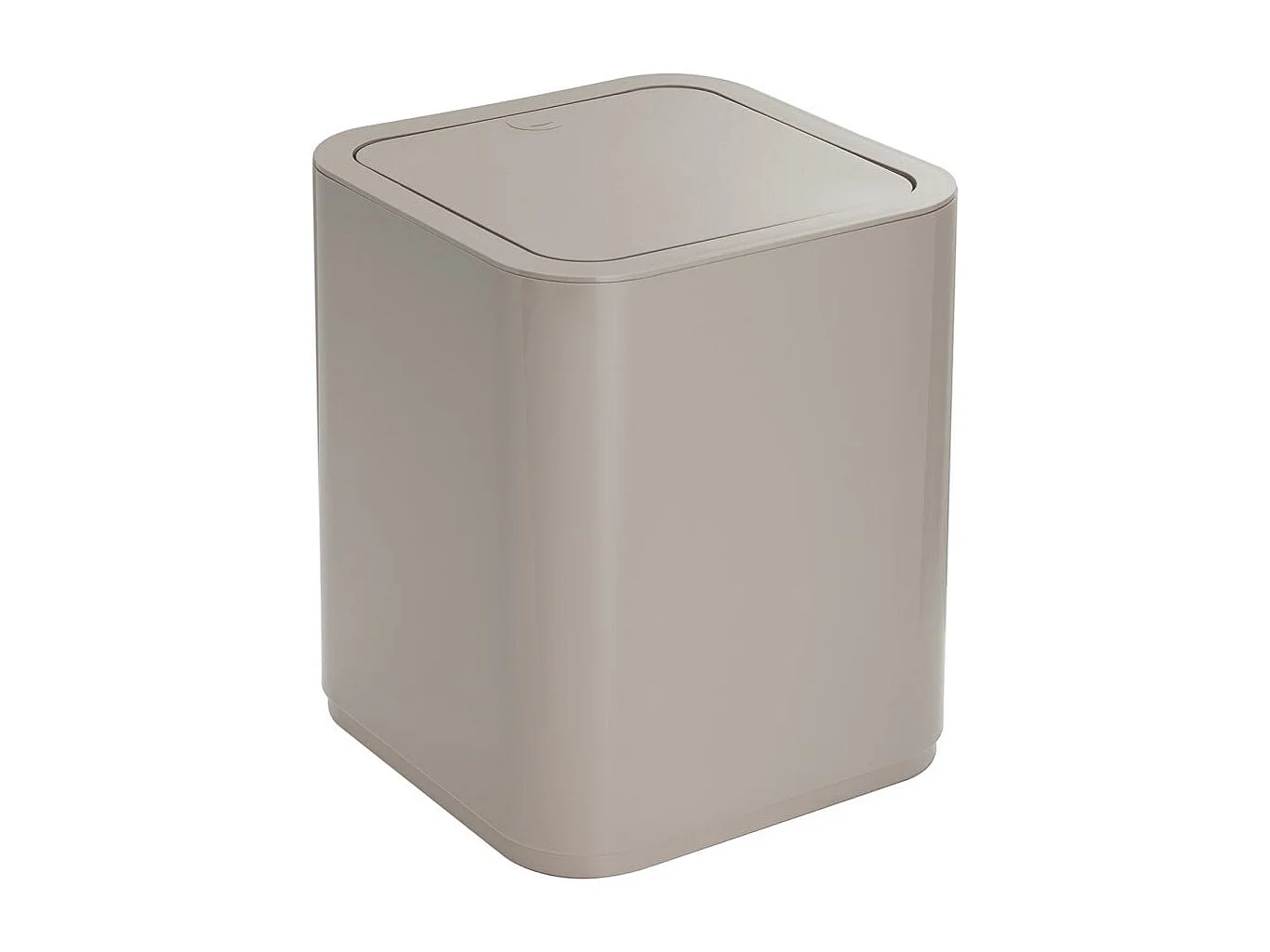 Poubelle Carrée Pour Salle De Bains Beige 8L | Agave