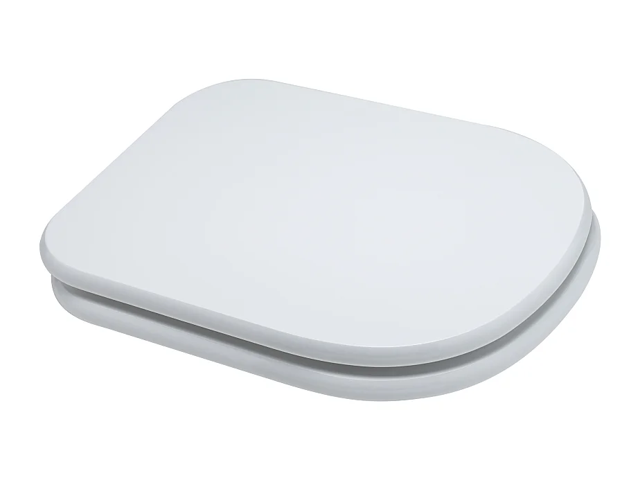 Modèle Oasi Abattant De Siège De Toilette Compatible En Mdf Blanc