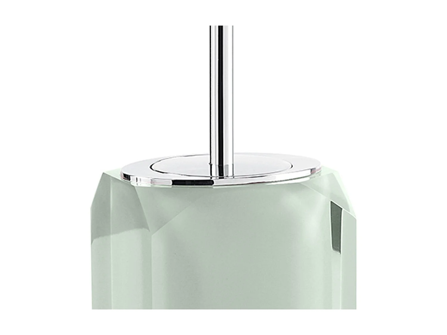 Brosse De Toilette Sur Pied En Résine Vert Menthe  | Aster