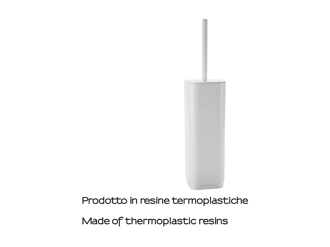 Porte-Balais De Sol Pour Toilettes, Blanc | Mughetto