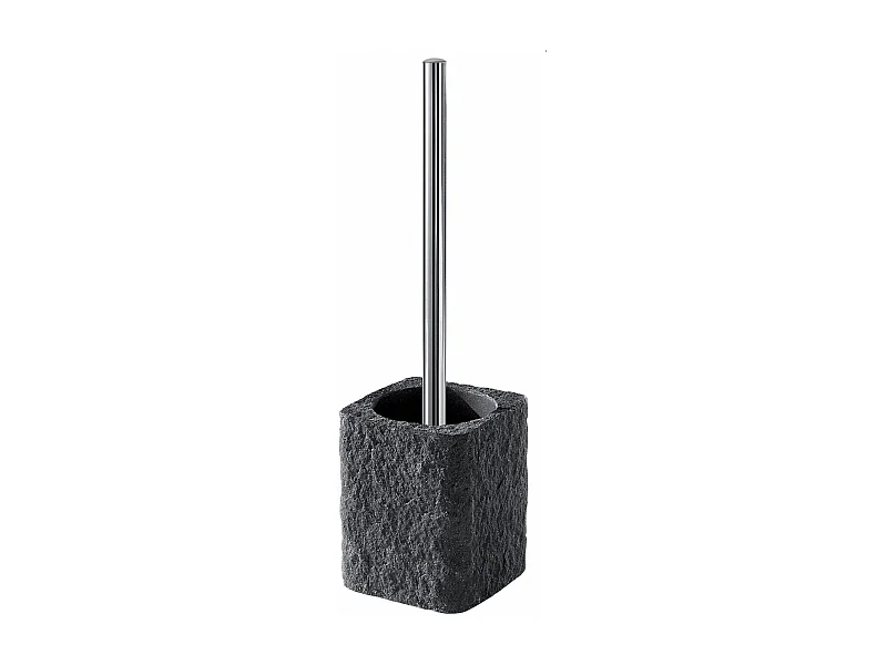 Brosse De Toilette De Comptoir Résine Anthracite | Gelso