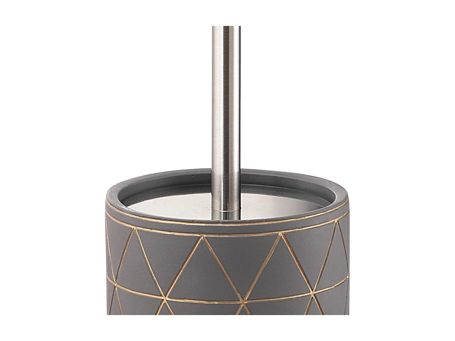 Brosse De Toilette Sur Pied Ciment Gris| Giglio