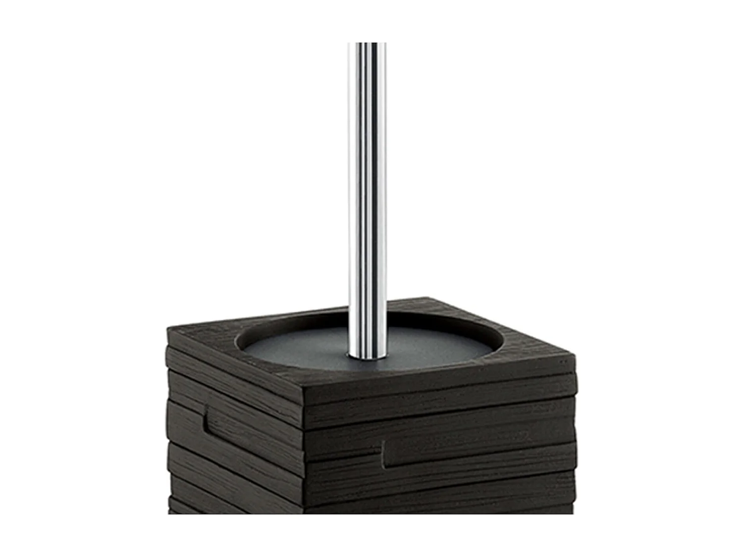 Brosse De Toilette En Résine Pour Comptoir Noir  | Pervinca