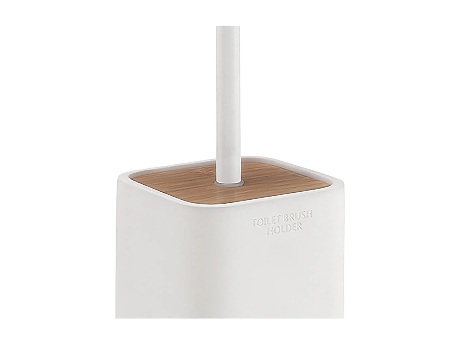 Brosse À Toilettes En Bambou Blanc | Alisso