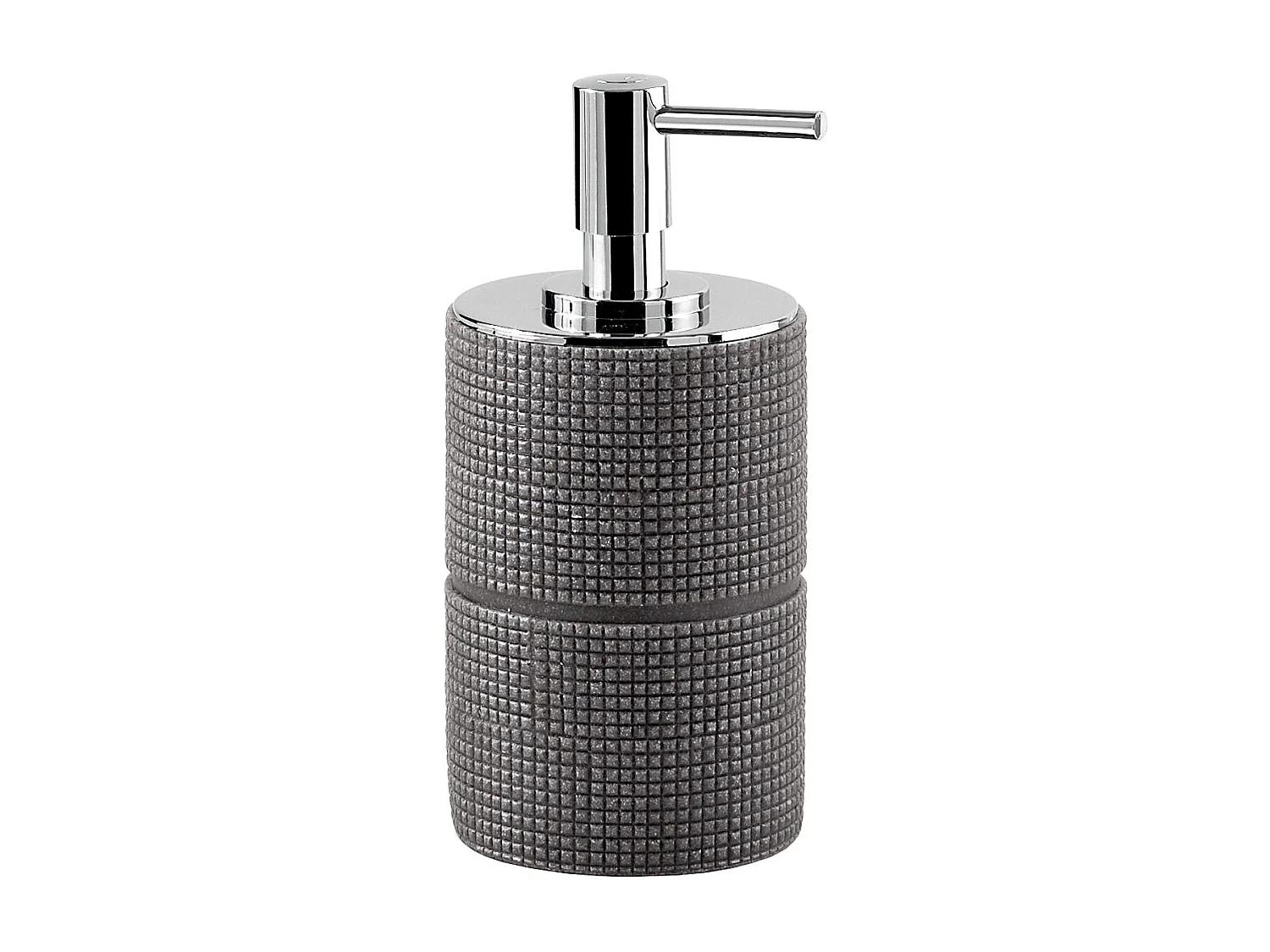Doseur Pour Savon Liquide Salle De Bains En Résine Grise | Marily