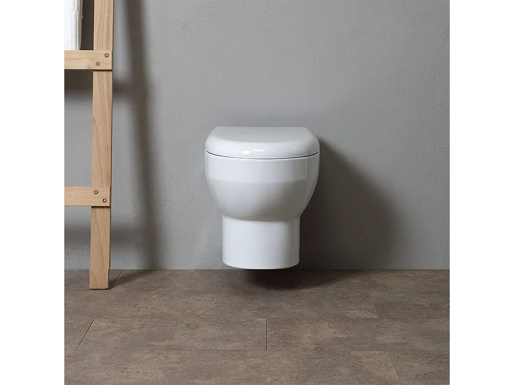 Wc Suspendu En Céramique Blanche | Tuckett