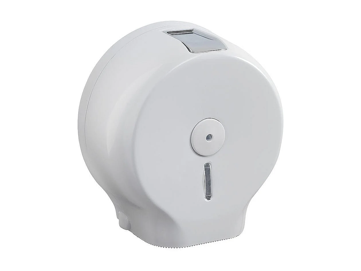 Distributeur De Rouleaux De Papier Toilette Max. 22 Cm En Résine Thermoplastique Blanc