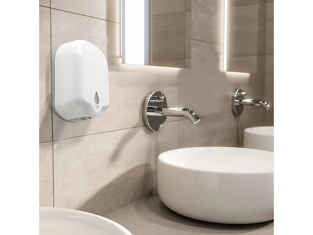 Distributeur De Savon Sans Contact Avec Capteur Abs Blanc | Jelly