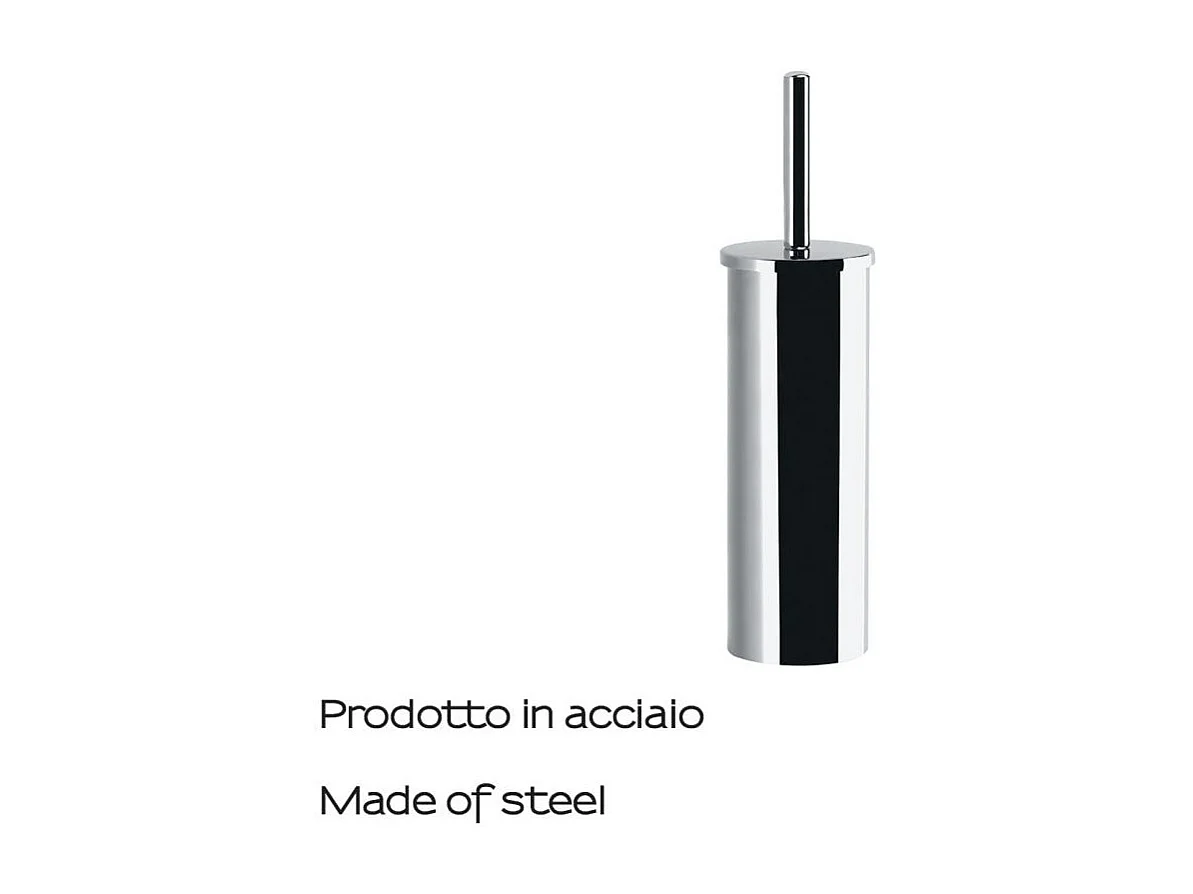 Porte-Balai De Toilette De Comptoir En Acier Inoxydable | Ginestra