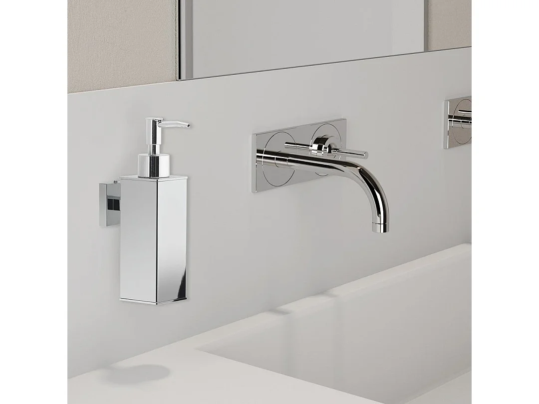 Distributeur De Savon Liquide Mural En Acier Chromé | Seal