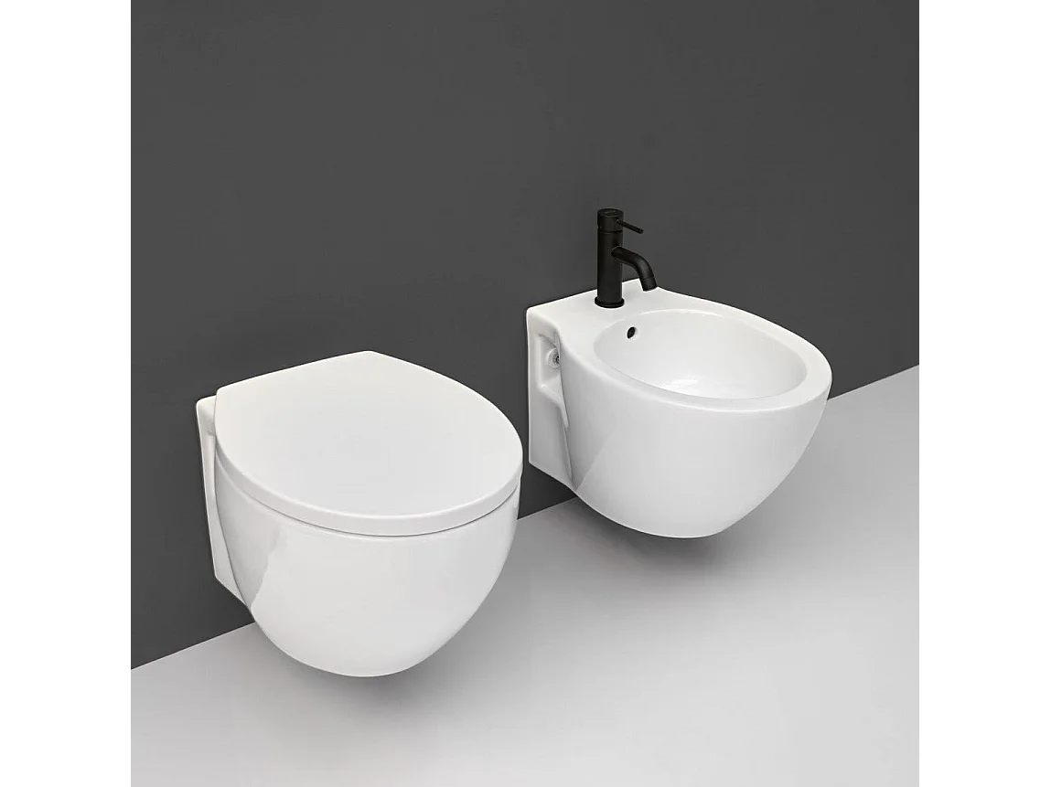 Ensembles De Salle De Bains En Céramique Blanche À Suspendre | Patascoss