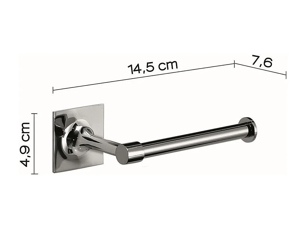 Porte-Serviettes De 50 Cm - Longueur Modifiable - Laiton Chromé  | Mimosa