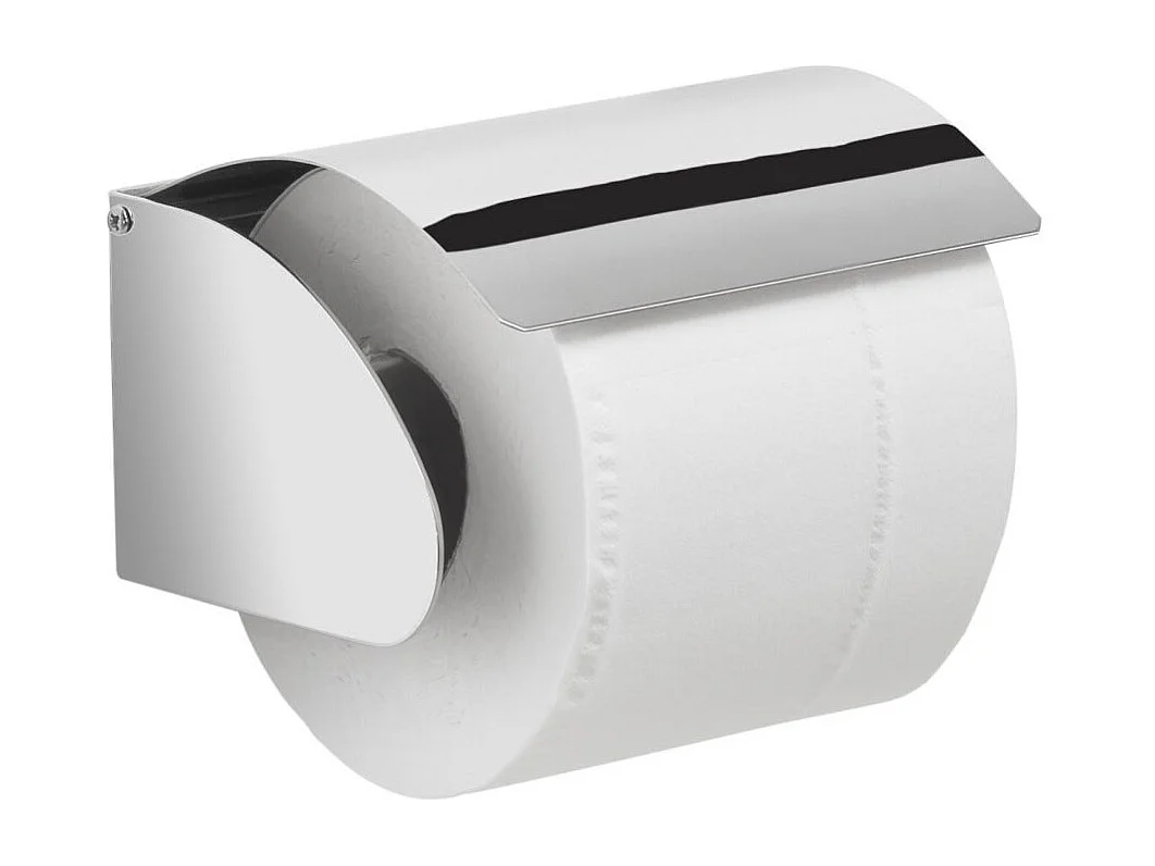 Porte-Rouleau De Papier Toilette Mural En Chrome Poli | Loto