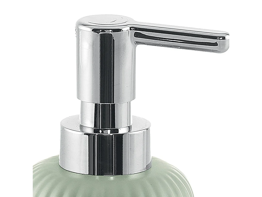 Distributeur De Savon 400 Ml En Céramique Vert Sauge | Malva