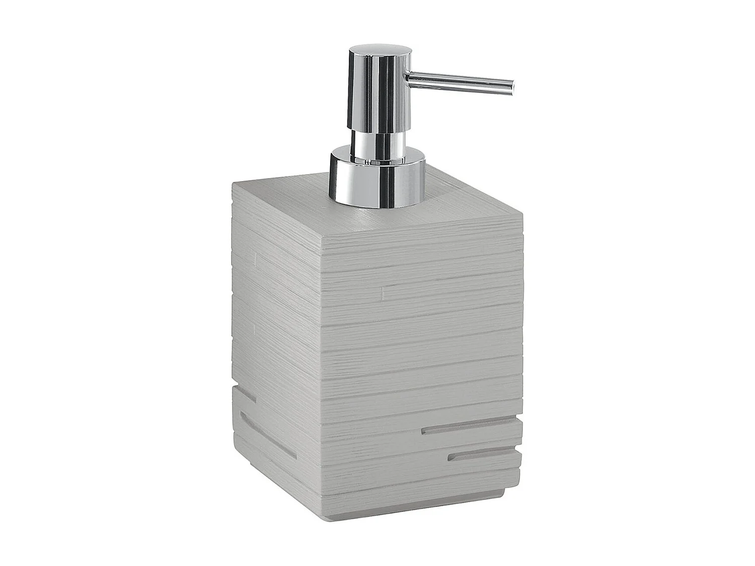 Distributeur De Savon En Résine Grise 420 Ml  | Pervinca