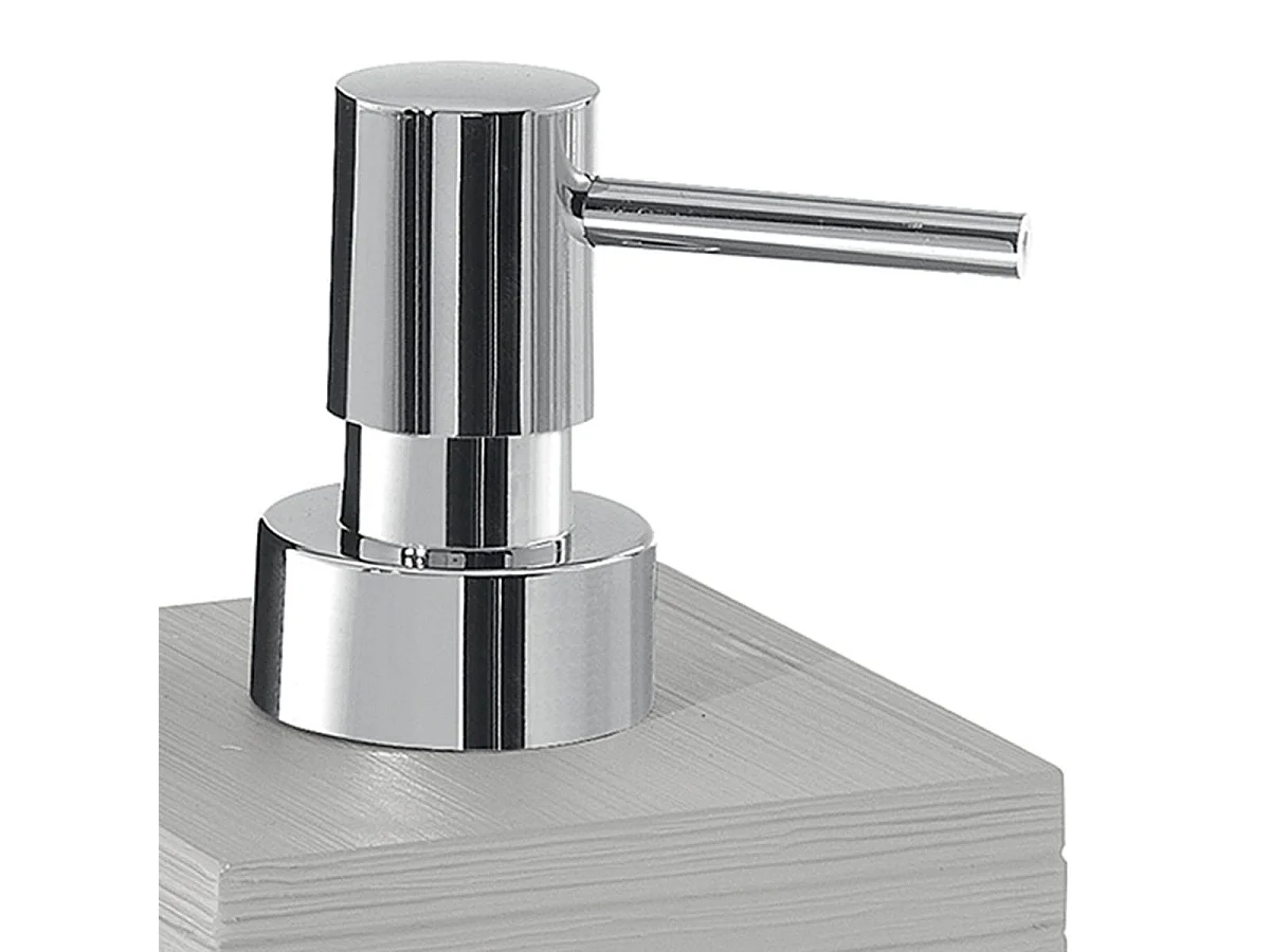 Distributeur De Savon En Résine Grise 420 Ml  | Pervinca