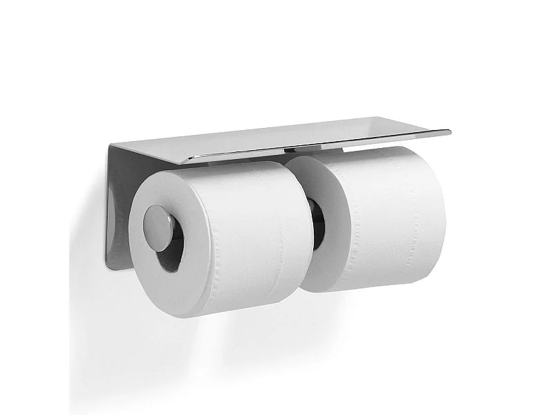 Porte-Rouleau Double Avec Couvercle En Acier Inoxydable Poli Aisi 304